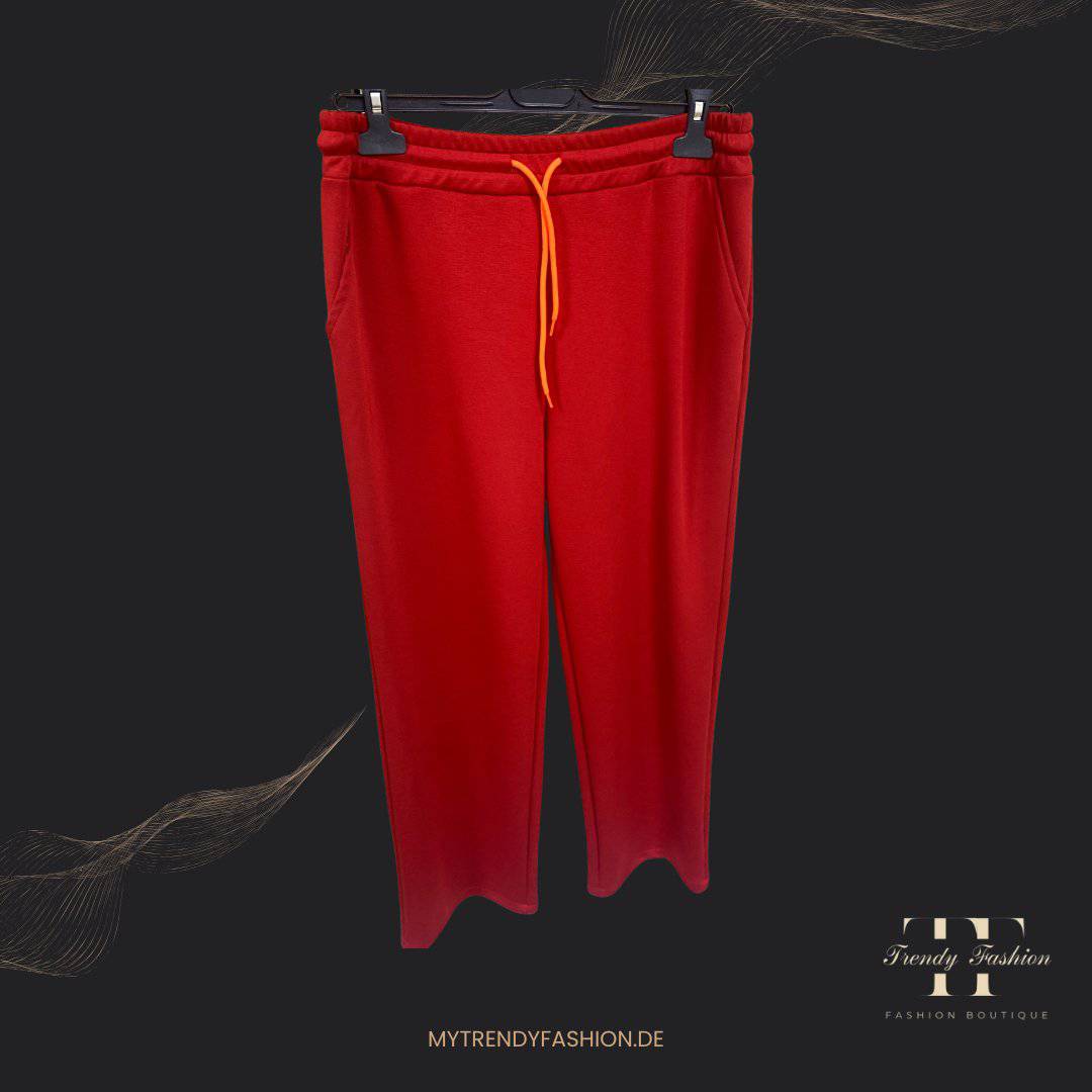 Marlene-Hose - Rot / Relax - Trendy Fashion